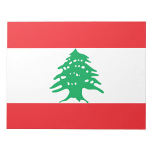 Bloc-note Drapeau libanais (Drapeau libanais)
