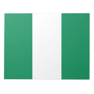 Bloc-note Drapeau nigérian