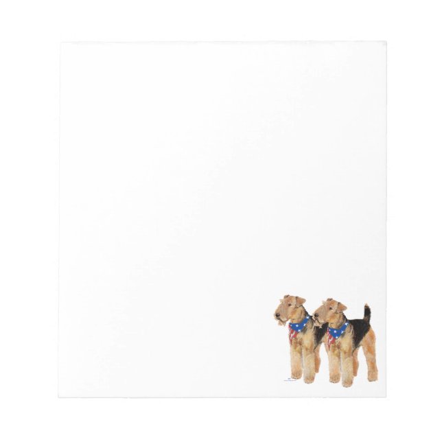 Bloc-note Drapeau patriotique (Devant)