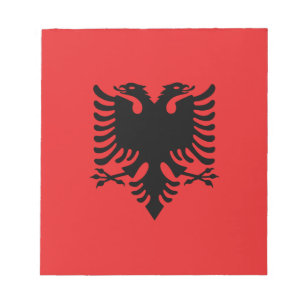 Bloc-note Drapeau patriotique albanais