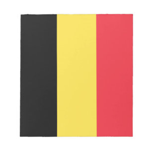 Bloc-note Drapeau patriotique belge