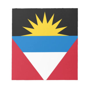 Bloc-note Drapeau patriotique d'Antigua-et-Barbuda