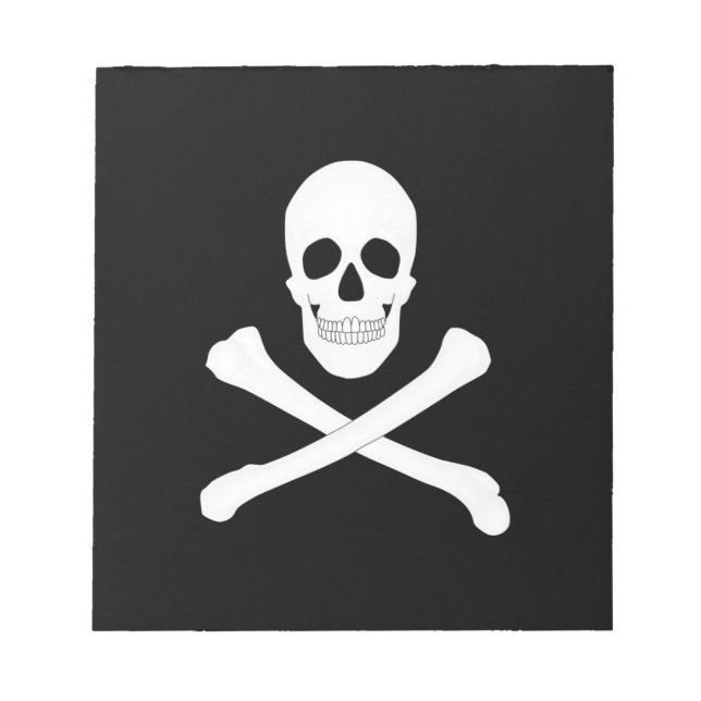 Bloc-note Drapeau Pirate (Jolly roger) (Devant)