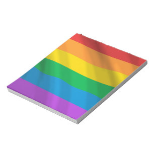 Bloc-note Drapeau Rainbow LGBT