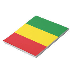 Bloc-note Drapeau rastafari éthiopien Rasta