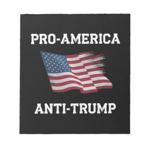 Bloc-note Drapeau USA vintage pro Amérique anti Trump