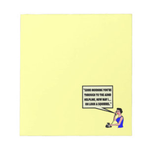 Bloc-note Drôle ADHD