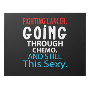 Bloc-note Drôle Cancer Fighter Citation Inspirationnelle Ch