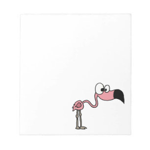 Bloc-note Drôle Flamant rose rose