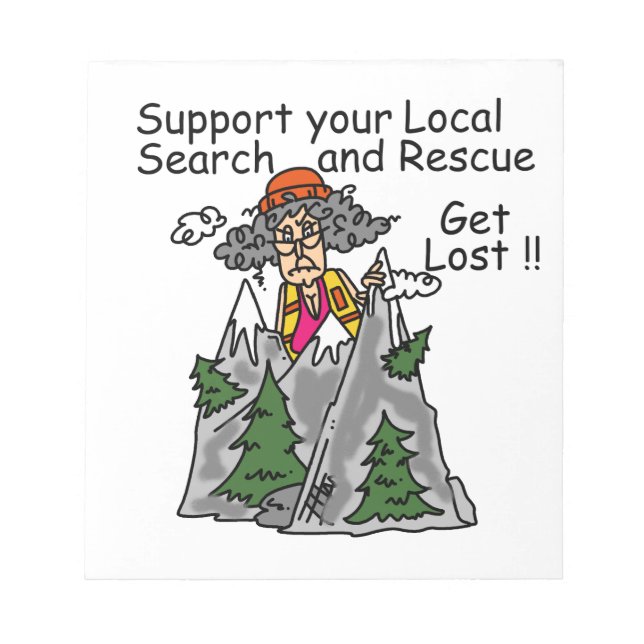 Bloc-note Drôle obtenez perdu (Devant)