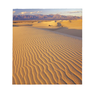Bloc-note Dunes de sable de Mesquite Flat à Death Valley