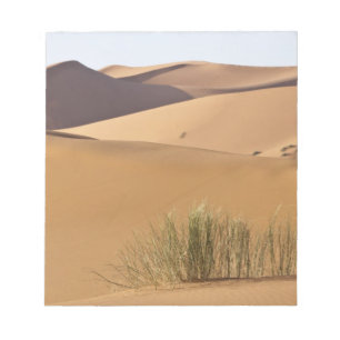 Bloc-note Dunes de sable, désert du Sahara, Maroc