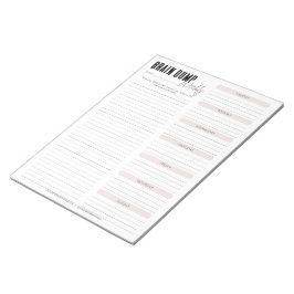 Bloc-note DUPER DU CERVEAU | Blush Weekly