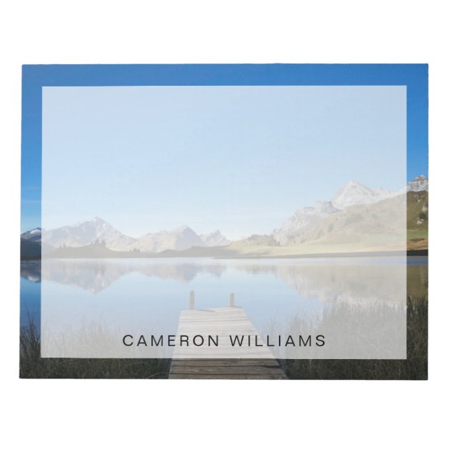 Bloc-note Eau | Lai da Vons Suisse (Devant)