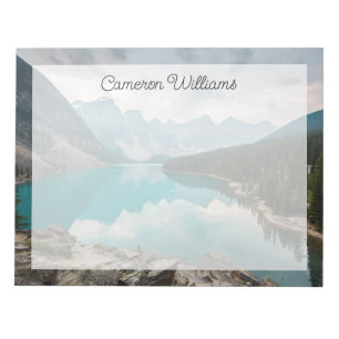 Bloc-note Eau   Moraine Lake Alberta Canada