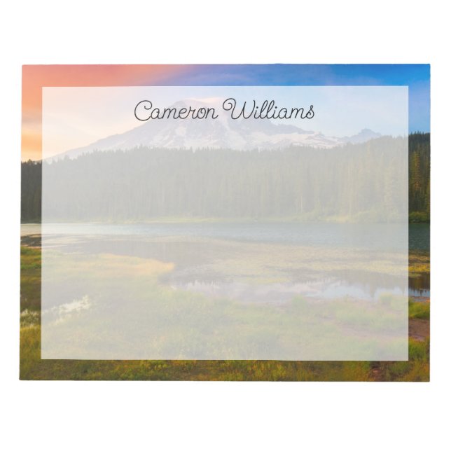 Bloc-note Eau | Parc national du Mont Rainier, Washington (Devant)