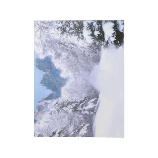 Bloc-note Éclairage hiver Noël Scrapbooking Papier Pad (Tourné)