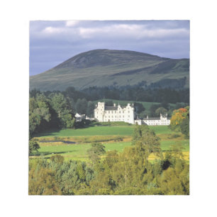 Bloc-note Écosse, Tayside, château de Blair. Dans un champ é