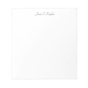 Bloc-note Écriture manuscrite élégante et simple