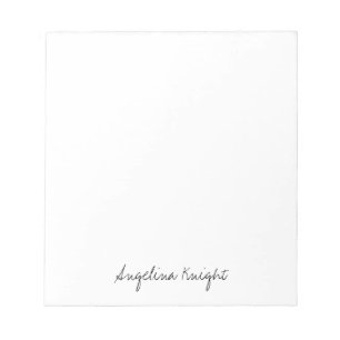 Bloc-note Écriture manuscrite élégante stylée tendance uniqu