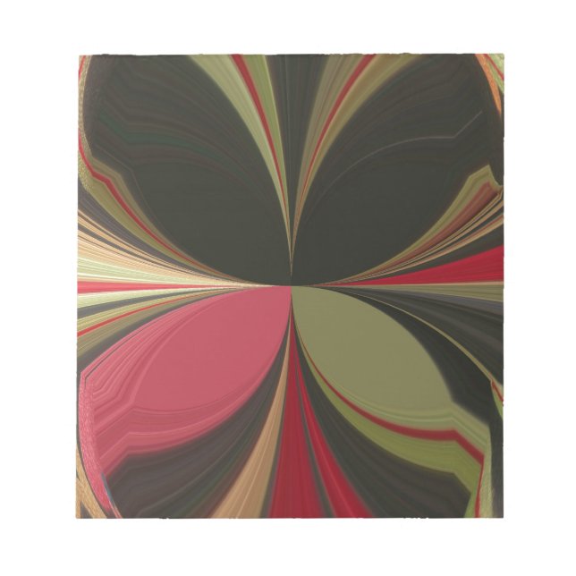 Bloc-note Edgy Earth Kaleidoscope Art (Devant)