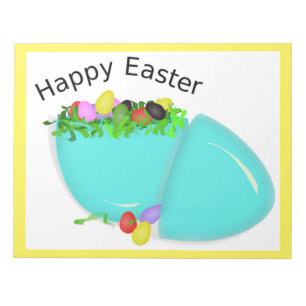 BLOC-NOTE EGG "HAPPY EASTER"