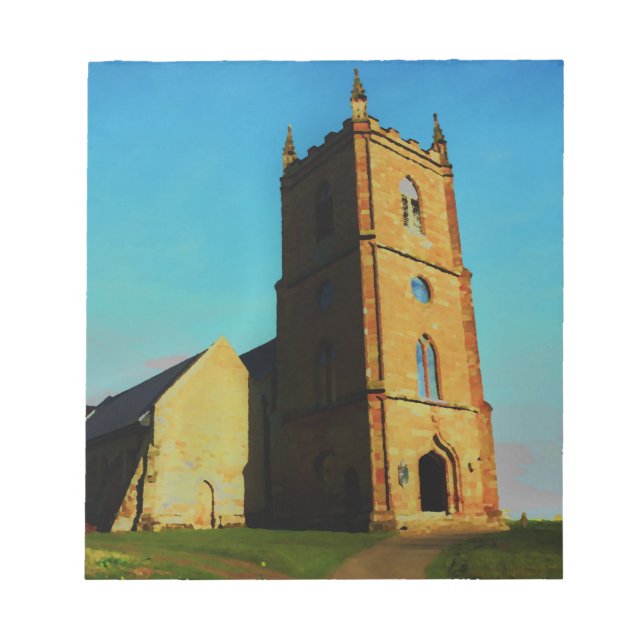 Bloc-note Église de Hanbury (Devant)
