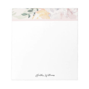 Bloc-note Élégant Floral