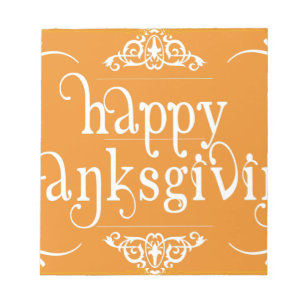 Bloc-note elegant happy thanksgiving