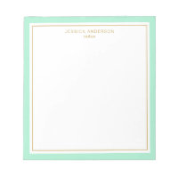 Elégant Mint Gold Personnalisé