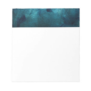 Bloc-note Elégant Motif d'aquarelle Mandala Turquoise