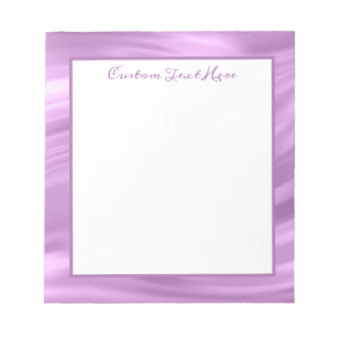 Bloc-note Élégant Motif Lilac Violet élégant