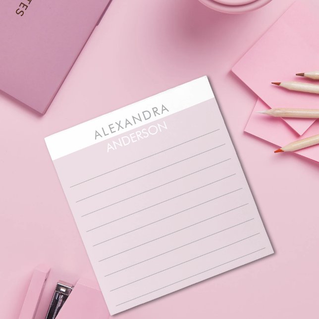 Bloc-note Élégant professionnel chic minimal (Elegant Professional Chic Minimal Notepad)