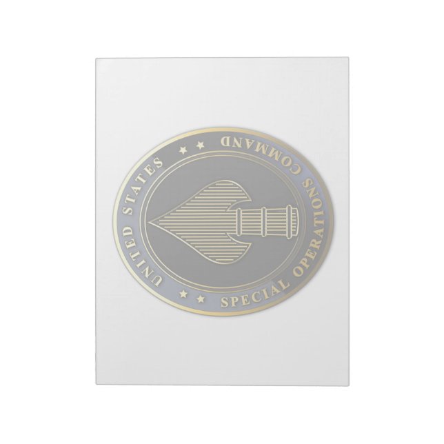Bloc-note Emblème USSOCOM (Tourné)