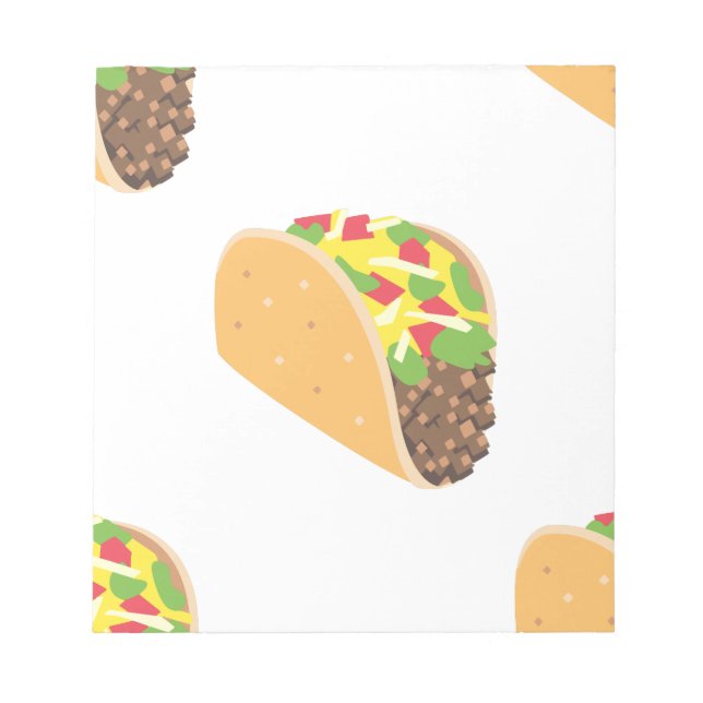 Bloc-note emoji taco (Devant)