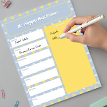 Empreinte de patte | Planificateur de repas