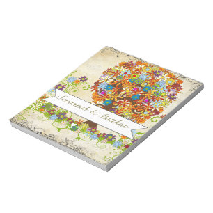 Bloc-note Enchanted Forest Side Branch Wedding