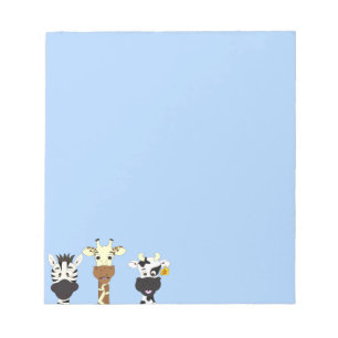 Bloc-note Enfants drôles de bande dessinée de vache à gir
