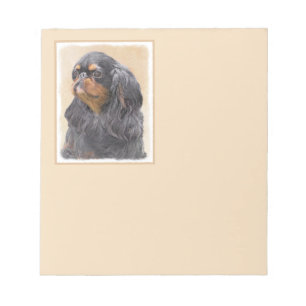 Bloc-note English Toy Spaniel Peinture Animal Art original