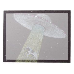 Bloc-note Enlèvement d'Aliens