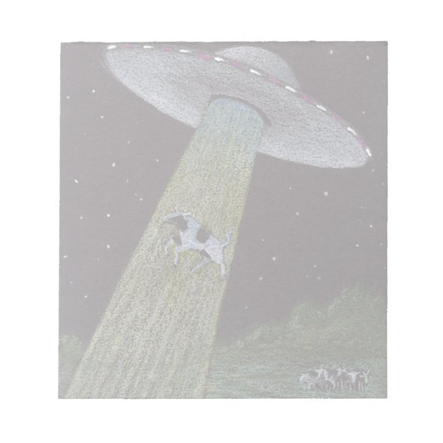 Bloc-note Enlèvement d'Aliens (Devant)