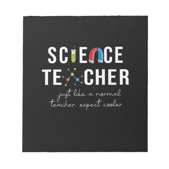 Bloc-note Enseignant de la science de don (Devant)