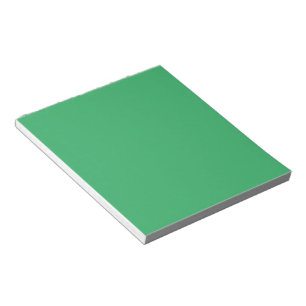 Bloc-note Épingle à bouton vert émeraude personnalisée