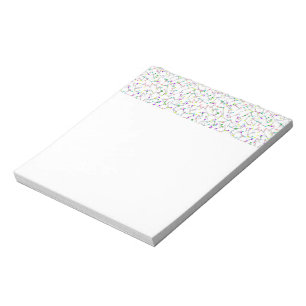 Bloc-note Épingles à coudre Blanche Couturière Tailleur
