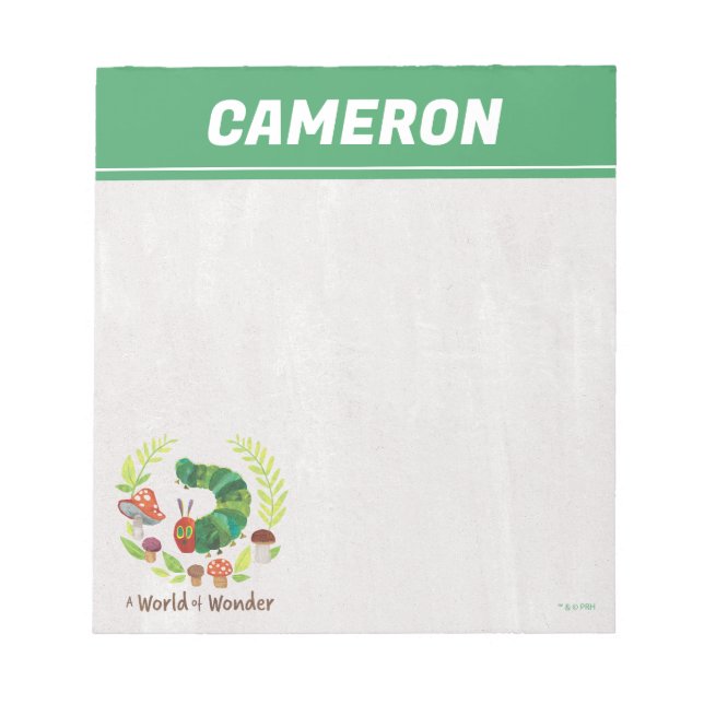 Bloc-note Eric Carle | Un monde de merveilles (Devant)