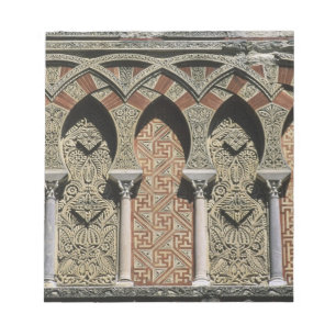 Bloc-note Espagne, Cordoue, mezquita mauresque, (mosquée).