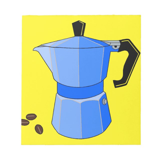 Bloc-note Espresso arc bleu (Devant)