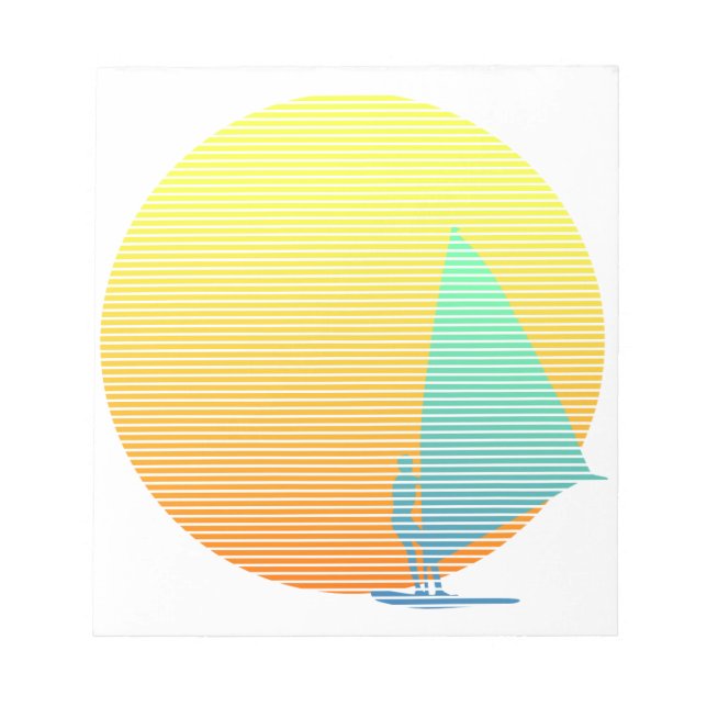 Bloc-note Été Windsurfer (Devant)