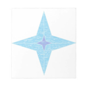 Bloc-note Étoile bleue