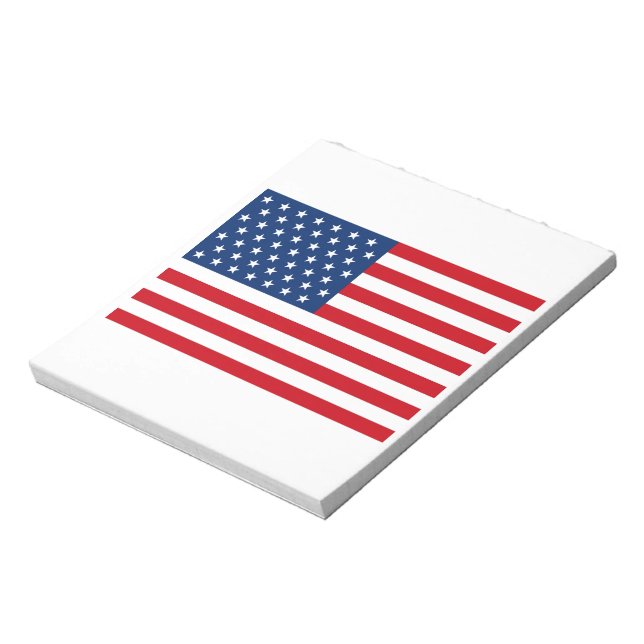 Bloc-note Étoiles et rayures USA (Tourné)